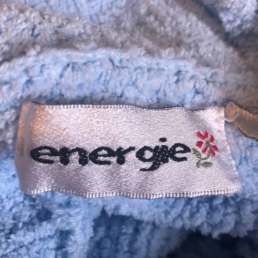Girls Sweater Y2K Energie Light Blue Turtleneck Long Sleeve Sweater Girls Medium